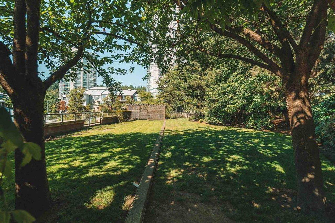 courtyard at 1104 - 235 Guildford Way, North Shore Pt Moody, Port Moody