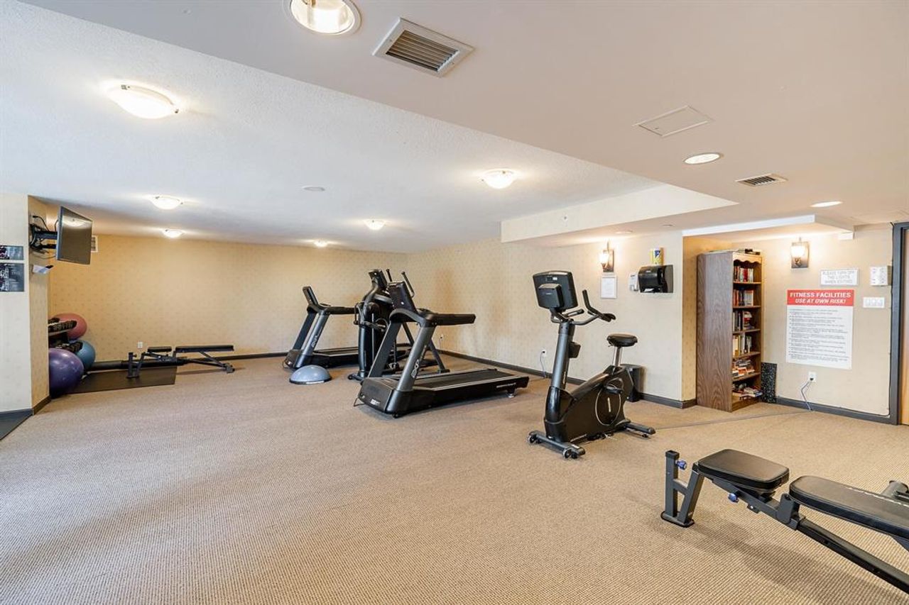 gym at 1104 - 235 Guildford Way, North Shore Pt Moody, Port Moody