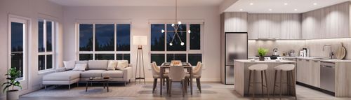 lupine-walk-living-room at 587 Raven Woods Drive, Seymour, North Vancouver