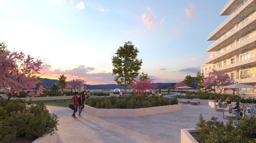 movala-courtyardb at 3340 Lakeshore Road, Kelowna