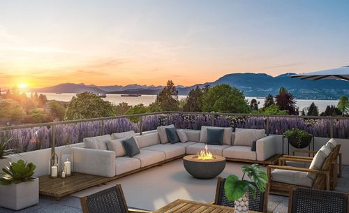 Rooftop-Patio at 2803 W 4th Avenue, Kitsilano, Vancouver West