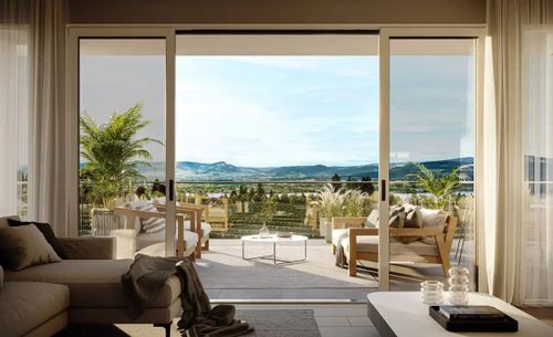 Lakeview-Living-Room at 2570 Olalla Road, Kelowna