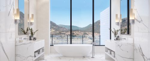 penthouse-bathroom at 1187 Sunset Drive, Kelowna