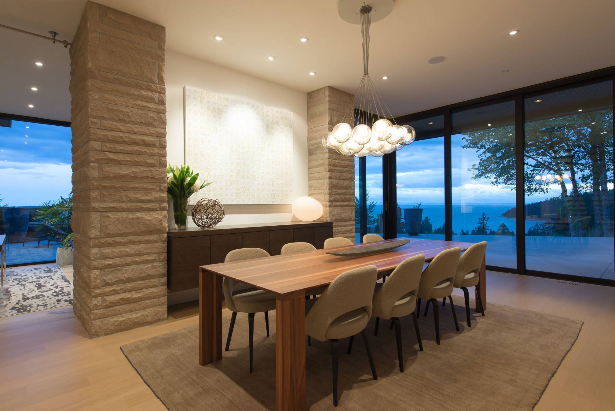 Dining Area at 4112 Burkehill Road, Bayridge, West Vancouver