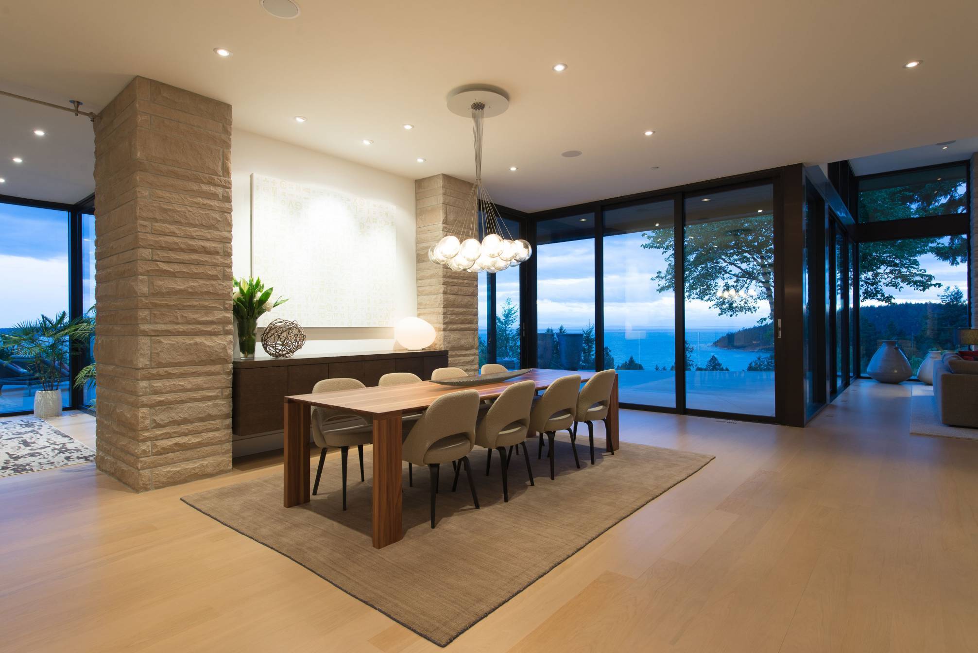 Dining Area at 4112 Burkehill Road, Bayridge, West Vancouver