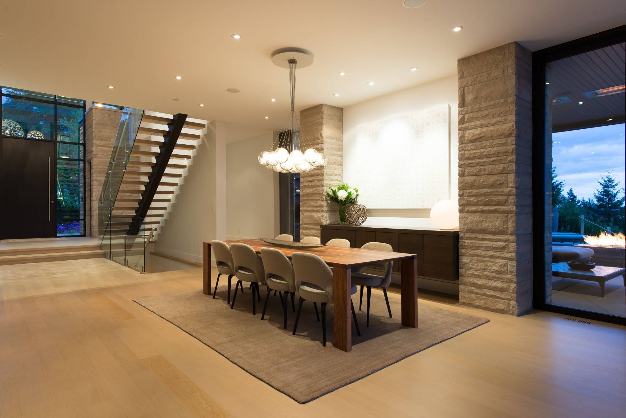 Dining Area at 4112 Burkehill Road, Bayridge, West Vancouver