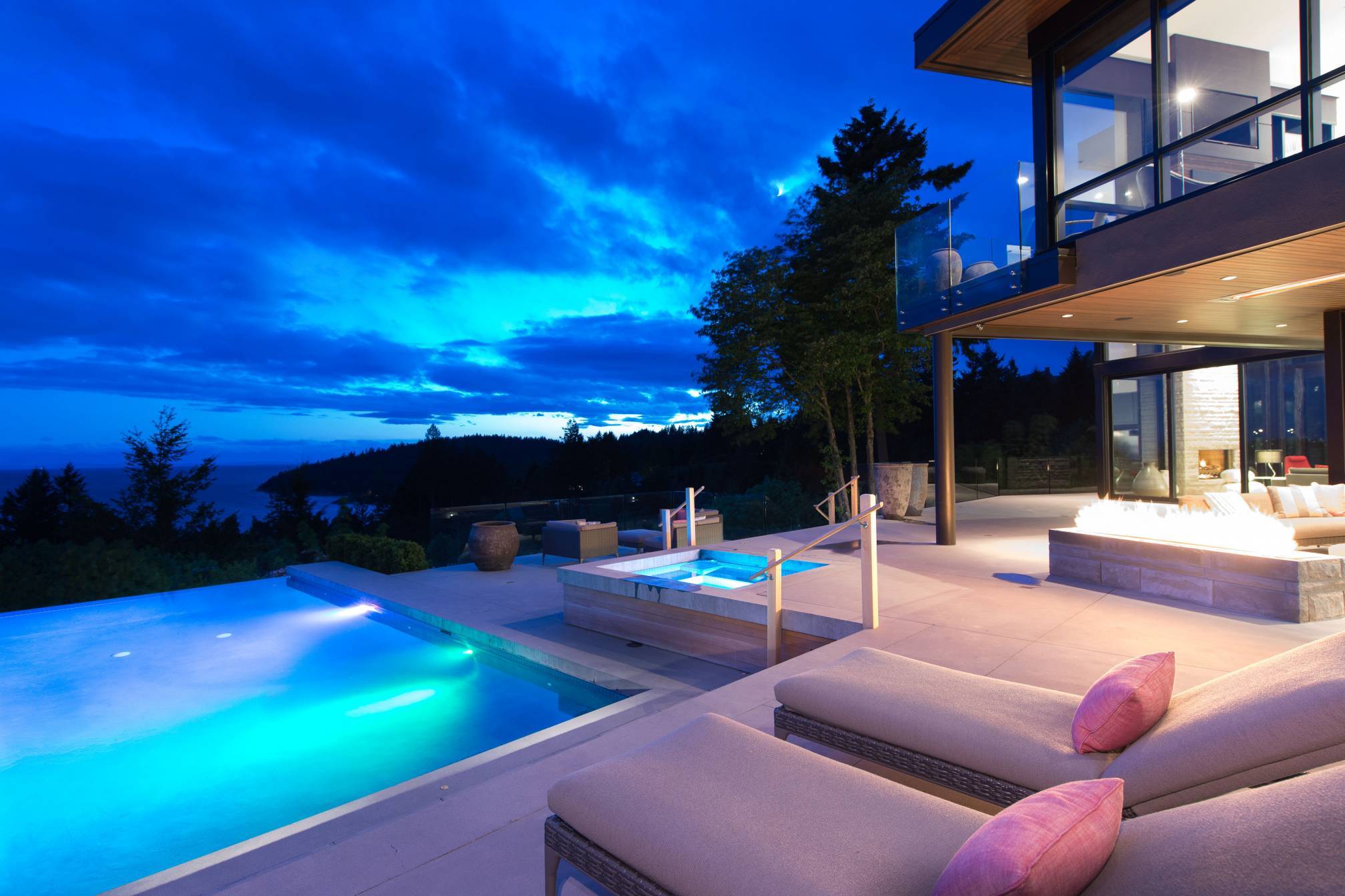 Patio at 4112 Burkehill Road, Bayridge, West Vancouver