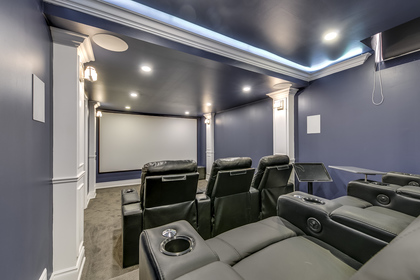 Home Theatre - 1276 Kestell Blvd, Oakville - Elite3 & Team at 1276 Kestell Boulevard, Iroquois Ridge North, Oakville