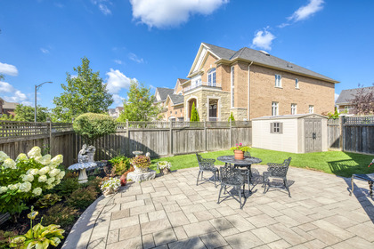 Backyard - 5414 Oscar Peterson Blvd, Mississauga - Elite3 & Team at 5414 Oscar Peterson Boulevard, Churchill Meadows, Mississauga