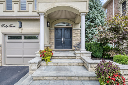 Front Porch - Sylvia Dr, Oakville - Elite3 & Team at 2443 Sylvia Drive, Iroquois Ridge North, Oakville