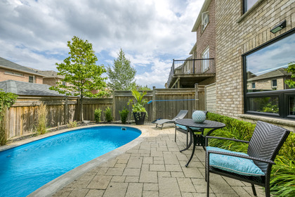 Backyard - Sylvia Dr, Oakville - Elite3 & Team at 2443 Sylvia Drive, Iroquois Ridge North, Oakville