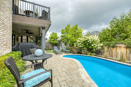 Backyard - Sylvia Dr, Oakville - Elite3 & Team at 2443 Sylvia Drive, Iroquois Ridge North, Oakville