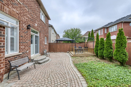 Backyard - 4816 Saint Martin Mews, Mississauga - Elite3 & Team at 4816 St Martin Mews, Churchill Meadows, Mississauga