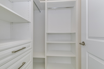 2nd Bedroom Walk-In Closet with Organizer - 95 North Park Blvd, Oakville - Elite3 & Team at 95 Park Boulevard, Rural Oakville, Oakville