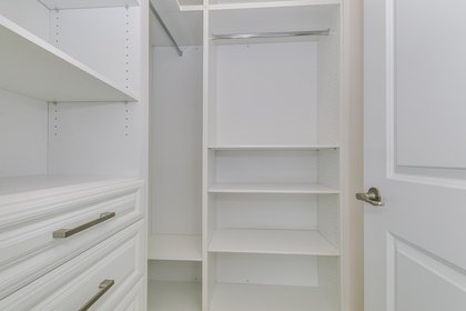 2nd Bedroom Walk-In Closet with Organizer - 95 North Park Blvd, Oakville - Elite3 & Team at 95 North Park Boulevard, Rural Oakville, Oakville