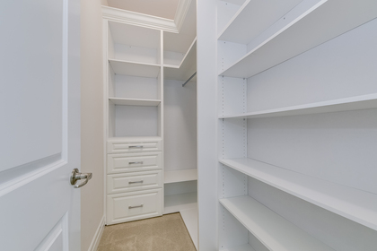 4th Bedroom Walk-In Closet with Organizer - 95 North Park Blvd, Oakville - Elite3 & Team at 95 North Park Boulevard, Rural Oakville, Oakville