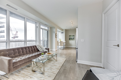 Living Room - 1107-110 Marine Parade Dr, Etobicoke at 1107 - 110 Marine Parade Drive, Mimico, Toronto