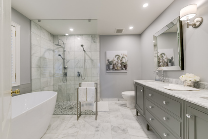 Master Ensuite - 228 Westfield Tr, Oakville - Elite3 & Team at 228 Westfield Trail, River Oaks, Oakville