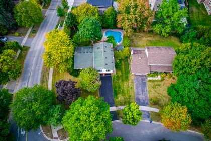 Overhead View - 2201 All Saints Cres., Oakville - Elite3 & Team at 2201 All Saints Crescent, Eastlake, Oakville
