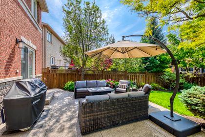 Backyard - 1154 Kestell Blvd., Oakville - Elite3 & Team at 1154 Kestell Boulevard, Iroquois Ridge North, Oakville