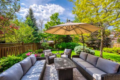 Backyard - 1154 Kestell Blvd., Oakville - Elite3 & Team at 1154 Kestell Boulevard, Iroquois Ridge North, Oakville
