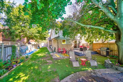 Backyard - 4274 Gayling Gardens, Mississauga - Elite3 & Team at 4274 Gayling Gdns, Erin Mills, Mississauga
