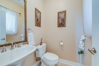 Powder Room - 2395 Thruxton Dr., Oakville at 2395 Thruxton Drive, Iroquois Ridge North, Oakville