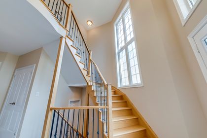 Stairs to 2nd Level - 2395 Thruxton Dr., Oakville at 2395 Thruxton Drive, Iroquois Ridge North, Oakville