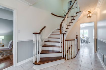 Stairs to 2nd Level - 2303 Hilltop Lane, Oakville - Elite3 & Team at 2303 Hilltop Lane, West Oak Trails, Oakville
