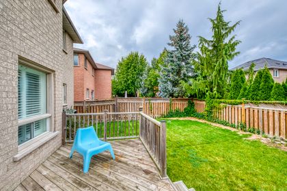 Deck & Backyard - 2303 Hilltop Lane, Oakville - Elite3 & Team at 2303 Hilltop Lane, West Oak Trails, Oakville