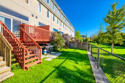 Backyard - 22 - 840 Dundas St.W., Mississauga - Elite3 & Team at 22 - 840 W. Dundas Street, Erindale, Mississauga