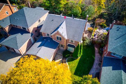 Overhead View - 1312 Fieldcrest Lane, Oakville at 1312 Fieldcrest Lane, Glen Abbey, Oakville