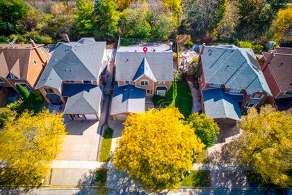 Overhead View - 1312 Fieldcrest Lane, Oakville at 1312 Fieldcrest Lane, Glen Abbey, Oakville