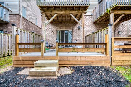 Deck - 4152 Galileo Common, Burlington at 4152 Galileo Common, Shoreacres, Burlington