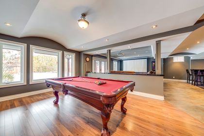 Basement Games Room - 1548 Pinery Cres., Oakville at 1548 Pinery Crescent, 1009 - JC Joshua Creek, Oakville