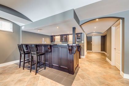 Basement Wet Bar - 1548 Pinery Cres., Oakville at 1548 Pinery Crescent, 1009 - JC Joshua Creek, Oakville