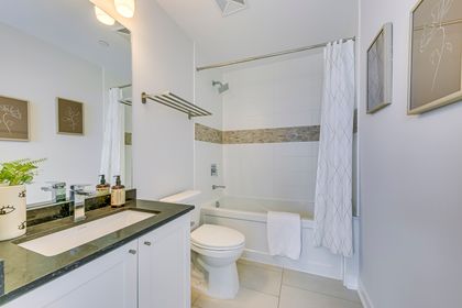 Primary Bedroom Ensuite - 3310 - 4011 Brickstone Mews, Mississauga at 3310 - 4011 Brickstone Mews, City Centre, Mississauga