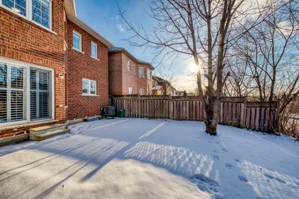 Backyard - 36 Tideland Dr., Brampton at 36 Tideland Drive, Fletcher's Meadow, Brampton