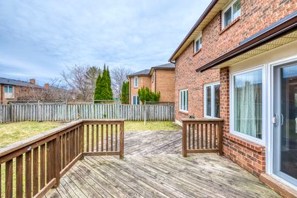 Deck & Backyard - 1186 Windrush Dr., Oakville at 1186 Windrush Drive, Glen Abbey, Oakville
