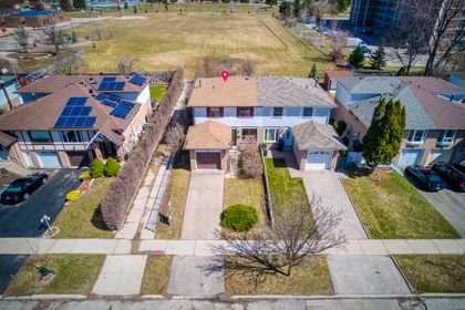 Overhead View - 45 Hepworth Dr., Etobicoke at 45 Hepworth Drive, Willowridge-Martingrove-Richview, Toronto