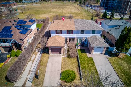 Overhead View - 45 Hepworth Dr., Etobicoke at 45 Hepworth Drive, Willowridge-Martingrove-Richview, Toronto