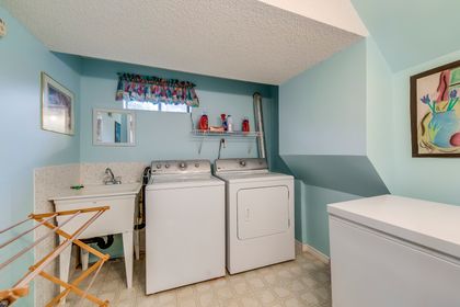Basement Laundry Room - 201 Arichat Rd., Oakville at 201 Arichat Road, Eastlake, Oakville
