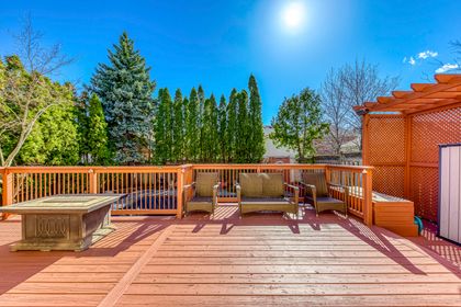 Deck & Backyard - 2580 Andover Rd., Oakville at 2580 Andover Road, 1015 - RO River Oaks, Oakville