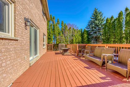 Deck & Backyard - 2580 Andover Rd., Oakville at 2580 Andover Road, 1015 - RO River Oaks, Oakville