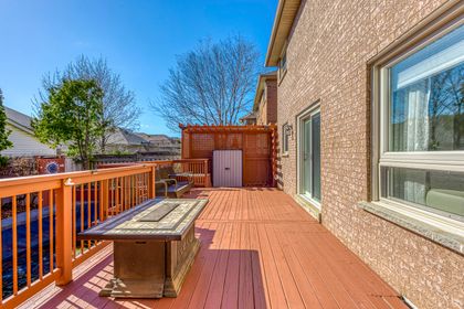 Deck & Backyard - 2580 Andover Rd., Oakville at 2580 Andover Road, 1015 - RO River Oaks, Oakville