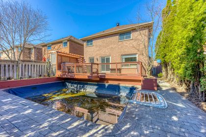 Deck & Backyard - 2580 Andover Rd., Oakville at 2580 Andover Road, 1015 - RO River Oaks, Oakville