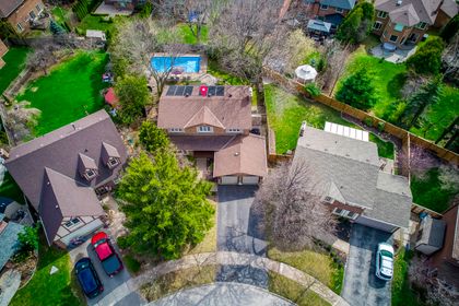 Overhead View - 1448 Ivy Crt., Oakville at 1448 Ivy Court, 1005 - FA Falgarwood, Oakville