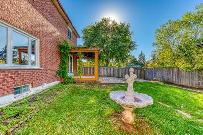 Backyard - 403 Glenashton Dr., Oakville at 403 Glenashton Drive, 1018 - WC Wedgewood Creek, Oakville
