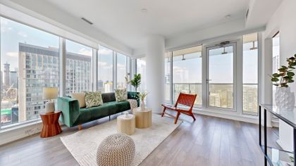 Living Area - 3202 - 197 Yonge St., Toronto - Elite3 & Team at 3202 - 197 Yonge Street, Church-Yonge Corridor, Toronto
