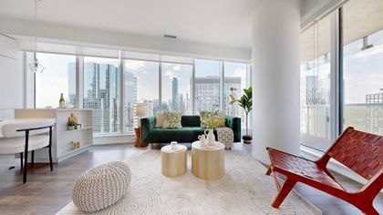 Living Area - 3202 - 197 Yonge St., Toronto - Elite3 & Team at 3202 - 197 Yonge Street, Church-Yonge Corridor, Toronto